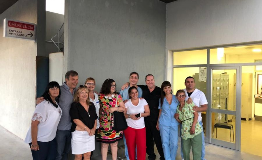 Cascallares en navidad recorrió la guardia y la maternidad del Lucio Meléndez