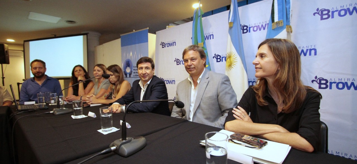 Junto a Arroyo y Raverta, Cascallares lanzó el Consejo de Nutrición y Alimentación de Almirante Brown